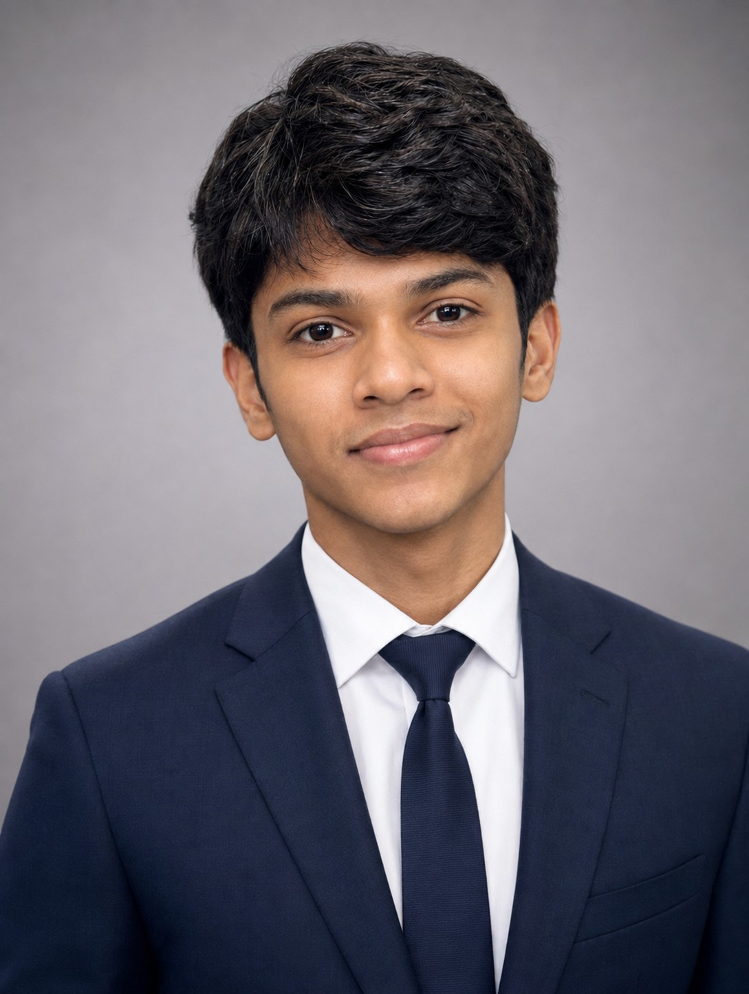 Professional headshot of Mujtaba Muneer wearing a navy suit